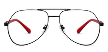 Load image into Gallery viewer, Black Aviator Full Rim Unisex Eyeglasses by Vincent Chase-200912