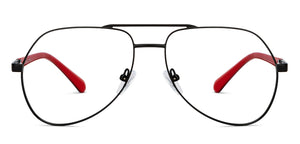 Black Aviator Full Rim Unisex Eyeglasses by Vincent Chase-200912