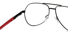 Load image into Gallery viewer, Black Aviator Full Rim Unisex Eyeglasses by Vincent Chase-200912