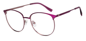 Purple Round Full Rim Women Eyeglasses by Vincent Chase-201073