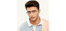 Load image into Gallery viewer, Blue Rectangle Full Rim Unisex Eyeglasses by Vincent Chase-201076