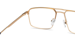 Blue Rectangle Full Rim Unisex Eyeglasses by Vincent Chase-201076