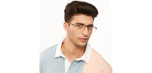 Load image into Gallery viewer, Brown Rectangle Full Rim Unisex Eyeglasses by Vincent Chase-201078