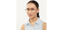 Load image into Gallery viewer, Brown Rectangle Full Rim Unisex Eyeglasses by Vincent Chase-201078