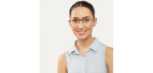 Brown Rectangle Full Rim Unisex Eyeglasses by Vincent Chase-201078