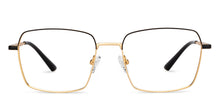 Load image into Gallery viewer, Gold Square Full Rim Unisex Eyeglasses by Vincent Chase-201091