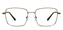 Load image into Gallery viewer, Gunmetal Square Full Rim Unisex Eyeglasses by Vincent Chase-201092