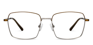 Gunmetal Square Full Rim Unisex Eyeglasses by Vincent Chase-201092