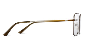 Gunmetal Square Full Rim Unisex Eyeglasses by Vincent Chase-201092
