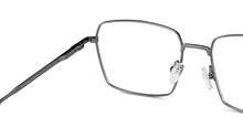 Load image into Gallery viewer, Gunmetal Square Full Rim Unisex Eyeglasses by Vincent Chase-201092