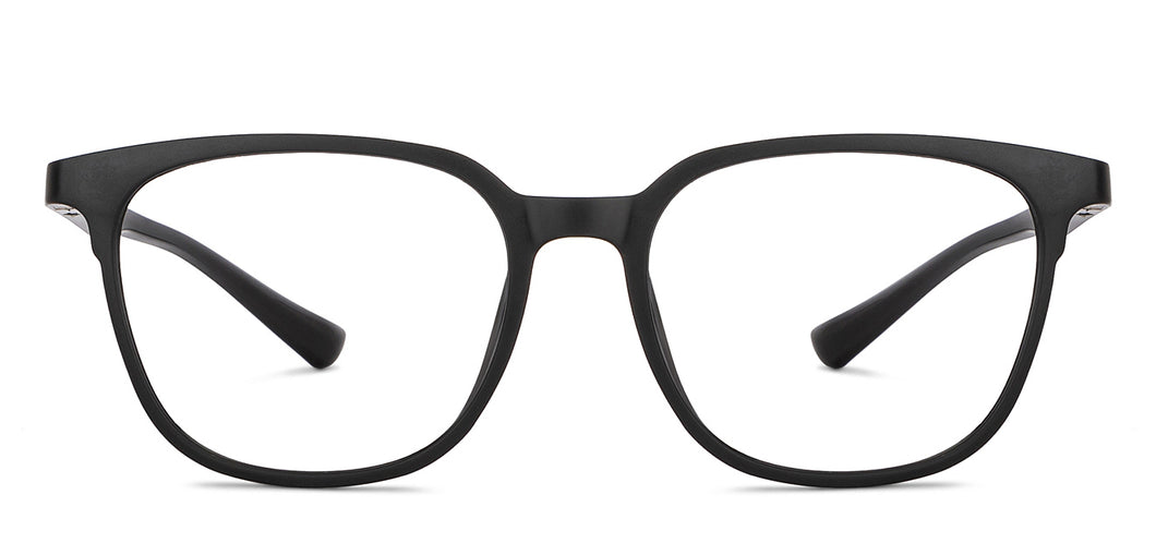 Black Square Full Rim Unisex Eyeglasses by Vincent Chase Online-204946