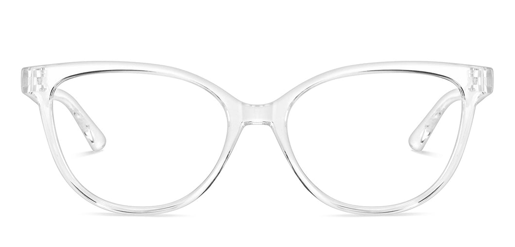 Transparent Cat Eye Full Rim Women Eyeglasses by Vincent Chase Online-205229