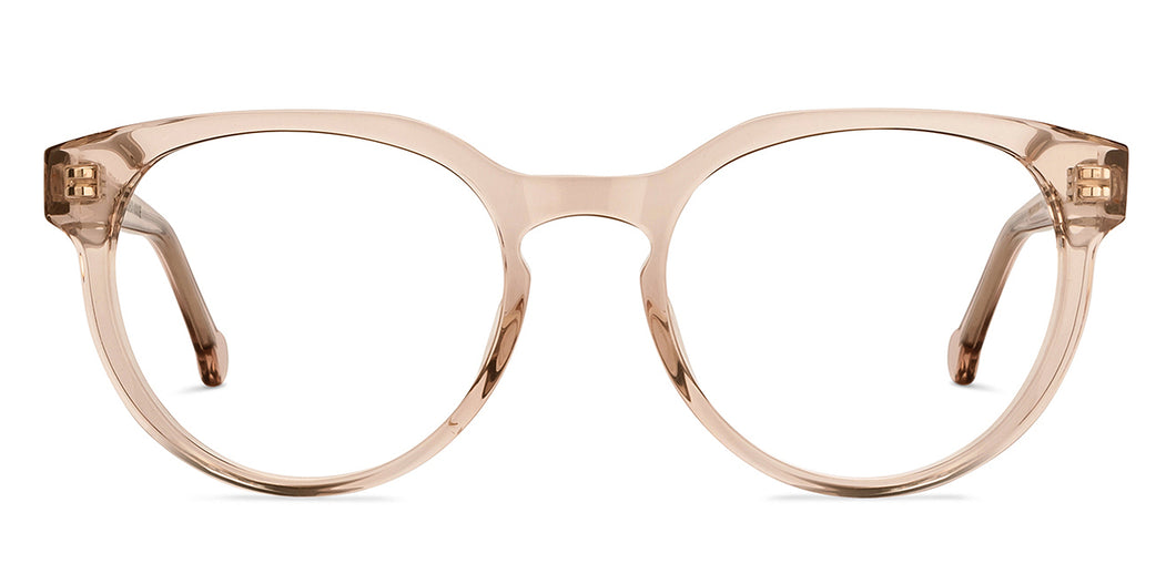 Brown Round Full Rim Unisex Eyeglasses by Vincent Chase-206640