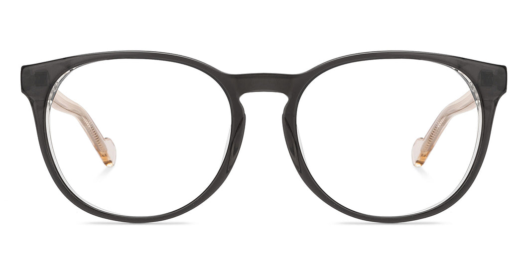 Black Round Full Rim Unisex Eyeglasses by Vincent Chase-206651