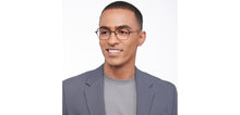 Load image into Gallery viewer, Black Geometric Full Rim Unisex Eyeglasses by Vincent Chase-207366