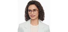 Load image into Gallery viewer, Black Geometric Full Rim Unisex Eyeglasses by Vincent Chase-207366