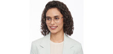 Load image into Gallery viewer, Gold Geometric Full Rim Unisex Eyeglasses by Vincent Chase-207372