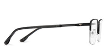 Load image into Gallery viewer, Black Rectangle Half Rim Unisex Eyeglasses by Vincent Chase-209029