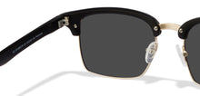 Load image into Gallery viewer, Black Clubmaster Full Rim Extra Wide Unisex Sunglasses by Vincent Chase Polarized-122260
