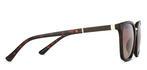 Brown Wayfarer Full Rim Extra Wide Unisex Sunglasses by Vincent Chase Polarized-138546