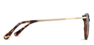 Brown Cat Eye Full Rim Medium Women Sunglasses by Vincent Chase Polarized-140457