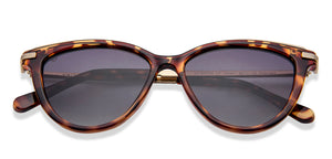 Brown Cat Eye Full Rim Medium Women Sunglasses by Vincent Chase Polarized-140457