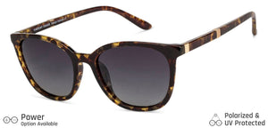 Brown Cat Eye Full Rim Women Sunglasses by Vincent Chase Polarized-141193