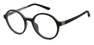 Black Round Full Rim Kids Eyeglasses by Lenskart Junior-128761