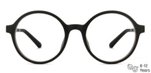 Load image into Gallery viewer, Black Round Full Rim Kids Eyeglasses by Lenskart Junior-128761