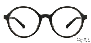 Black Round Full Rim Kids Eyeglasses by Lenskart Junior-128761