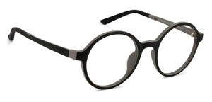 Black Round Full Rim Kids Eyeglasses by Lenskart Junior-128761