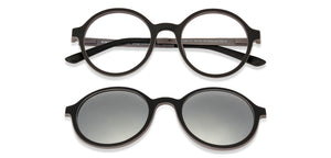 Black Round Full Rim Kids Eyeglasses by Lenskart Junior-128761
