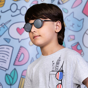 Black Round Full Rim Kids Eyeglasses by Lenskart Junior-128761
