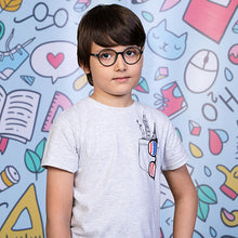 Load image into Gallery viewer, Black Round Full Rim Kids Eyeglasses by Lenskart Junior-128761