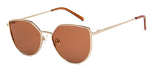 Load image into Gallery viewer, Gold Cat Eye Full Rim Women Sunglasses by Vincent Chase Polarized-139363