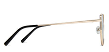 Load image into Gallery viewer, Gold Cat Eye Full Rim Wide Women Sunglasses by Vincent Chase Polarized-139365