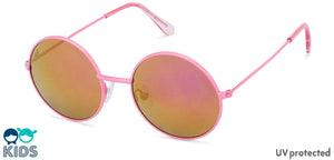 Pink Round Full Rim Kids Sunglasses by Vincent Chase Kids-130257