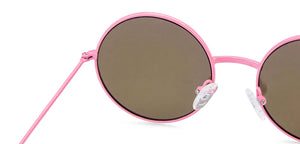 Pink Round Full Rim Kids Sunglasses by Vincent Chase Kids-130257
