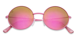 Pink Round Full Rim Kids Sunglasses by Vincent Chase Kids-130257