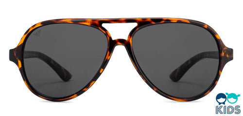 Brown Aviator Full Rim Kids Sunglasses by Vincent Chase Kids-131054