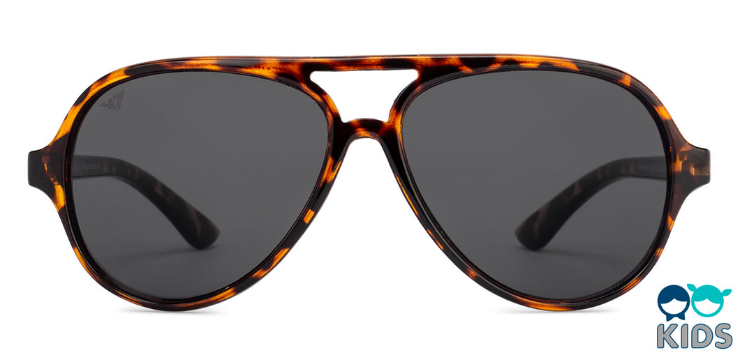 Brown Aviator Full Rim Kids Sunglasses by Vincent Chase Kids-131054
