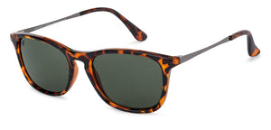 Brown Rectangle Full Rim Kids Sunglasses by Vincent Chase Kids-131059