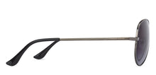 Load image into Gallery viewer, Grey Aviator Full Rim Unisex Sunglasses by Vincent Chase Online-131297