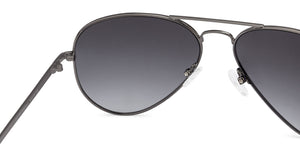 Grey Aviator Full Rim Unisex Sunglasses by Vincent Chase Online-131297