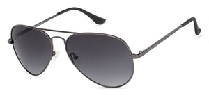Grey Aviator Full Rim Unisex Sunglasses by Vincent Chase Online-131297