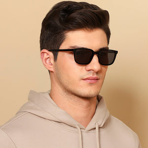 Black Wayfarer Full Rim Unisex Sunglasses by Vincent Chase Polarized-131309
