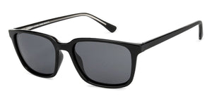 Black Wayfarer Full Rim Unisex Sunglasses by Vincent Chase Polarized-131309