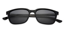 Load image into Gallery viewer, Black Wayfarer Full Rim Unisex Sunglasses by Vincent Chase Polarized-131309