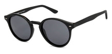 Load image into Gallery viewer, Black Round Full Rim Unisex Sunglasses by Vincent Chase Polarized-131321