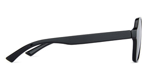 Black Geometric Full Rim Unisex Sunglasses by Vincent Chase Polarized-203728